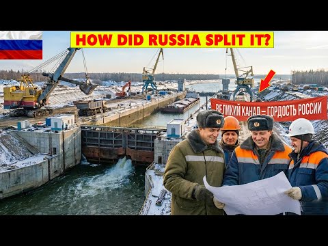 Russia Is Digging a 700 km “Artificial River” Across the Steppe… and the Result Stuns the World