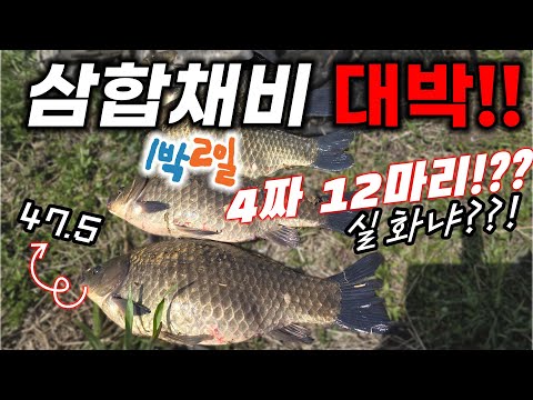 삼합채비의 위력!!   여기서 나만 4짜가 계속~~~~~~~~~!!