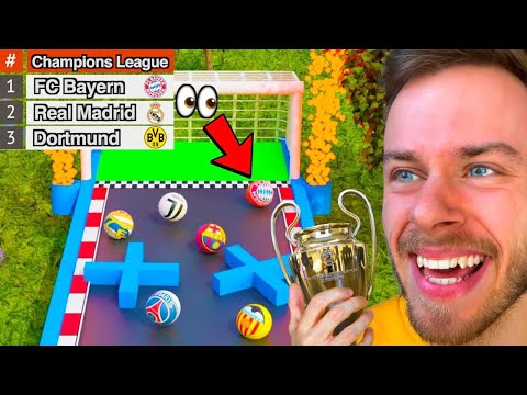 Marble Race sagt die KO-PHASE der CHAMPIONS LEAGUE voraus! 👀😂 (mit Überraschung!)