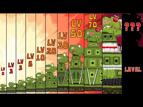 All series - KV-44 Mega Leveling + BONUS: Cartoons about tanks