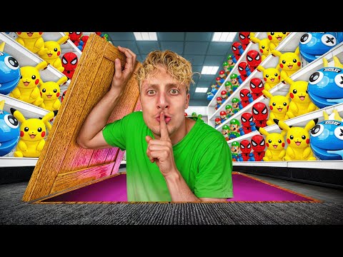 Je Construis une Pièce Secrète dans un Magasin de Jouet !