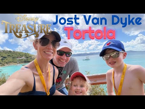 Family Beach Escape to Jost Van Dyke from the Disney Treasure- the perfect family beach day!