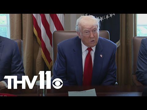 President Trump addresses economy in United States