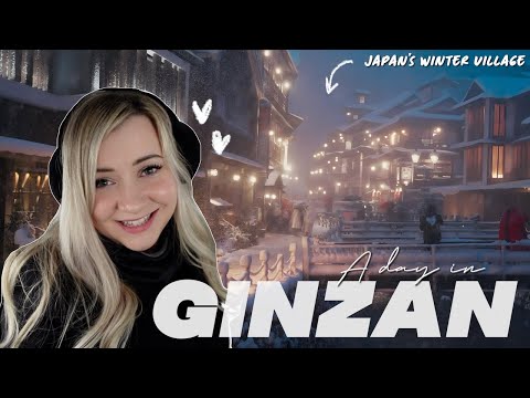 japan's hidden hot spring village ♨️ ginzan onsen in winter