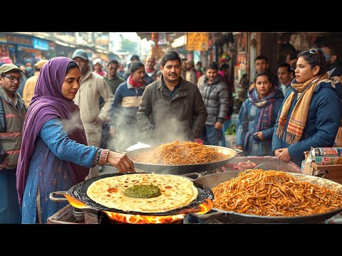 Discover the BEST Pakistani Breakfasts on the Streets of Punjab | Pakistani Aloo Paratha Street Food