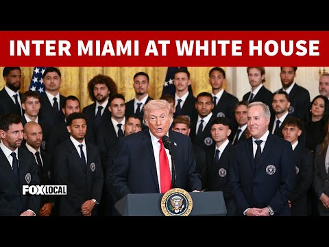 FULL: Trump hosts Messi, Inter Miami FC team at the White House