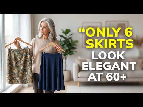 Only these 6 SKIRTS will make you look ELEGANT at 60+