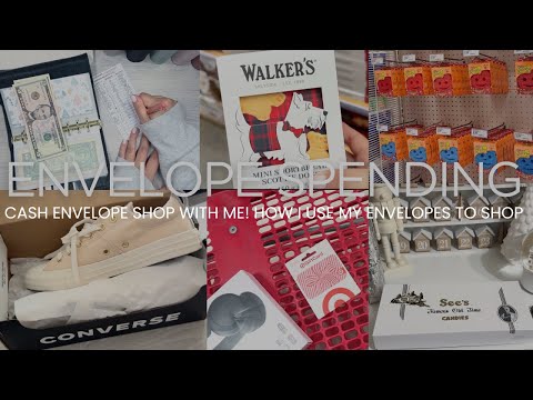 Shop With Me | How I Shop Using the Cash Envelope System | Target, World Market, DSW