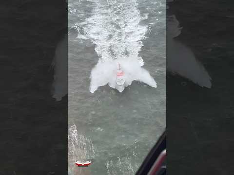 Seenotrettungskreuzer HERMANN MARWEDE aus der Luft