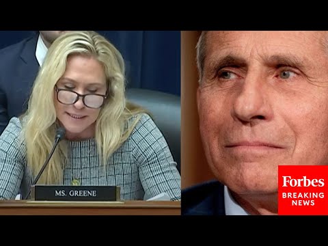 'I Think We Should Read This...': Marjorie Taylor Greene Hammers Fauci With COVID-19 Timeline