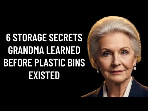 6 Storage Secrets Grandma Learned Before Plastic Bins Existed