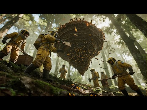 黑尾虎头蜂攻击蜜蜂成瘾！接连打破攻击时长、破坏巢数纪录，蜂巢成片沦陷