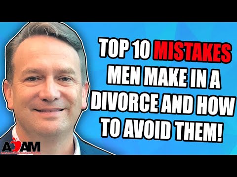Top 10 Mistakes Men Make in a Michigan Divorce (And How to Avoid Them!)