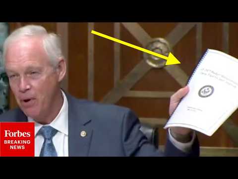 'I Didn't Hold Back': Ron Johnson Pulls Out His 30-Page Report On Possible Debt Crisis