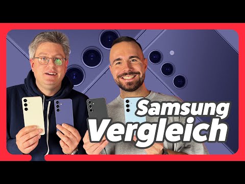 Current Samsung models in comparison: Galaxy S24, S24 Plus, S24 FE & S23 FE