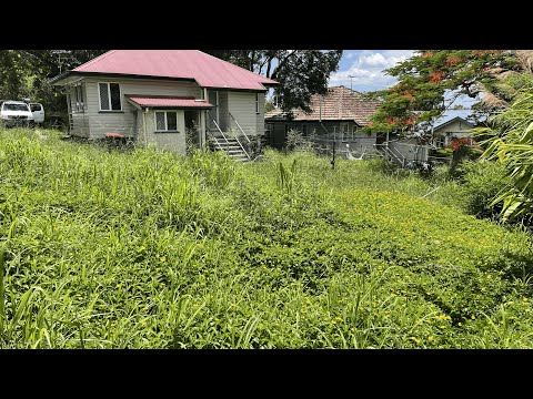 OVERGROWN yard kept her TRAPPED inside for MONTHS the TRANSFORMATION left her in TEARS