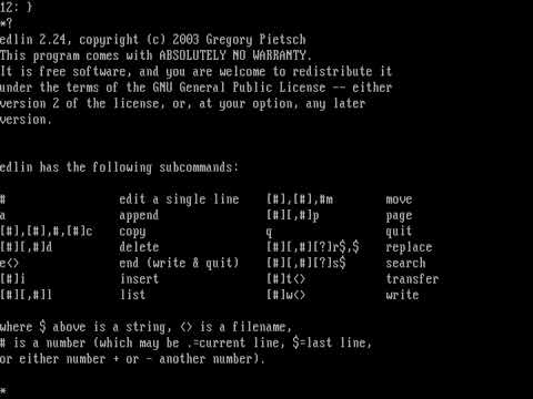 Using the MS-DOS 4 release to compile programs