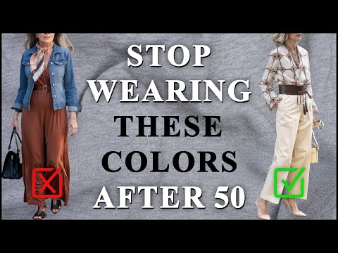 25 BIGGEST Color MISTAKES Women Over 50 Make And What To Do Instead