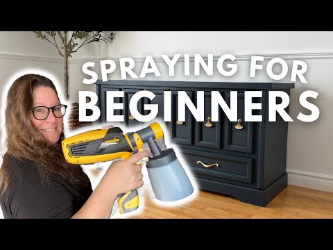 Get a SUPER SMOOTH finish with a PAINT SPRAYER!
