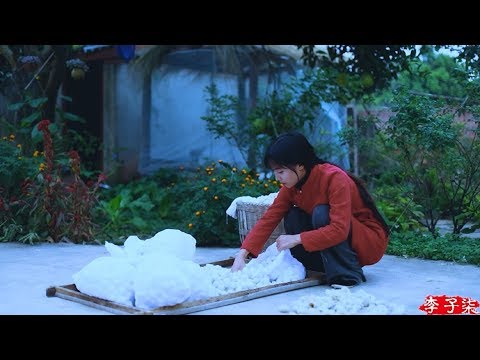 The ancient oriental sericulture heals everyone who is afraid of cold - silk quilt. | Liziqi channel