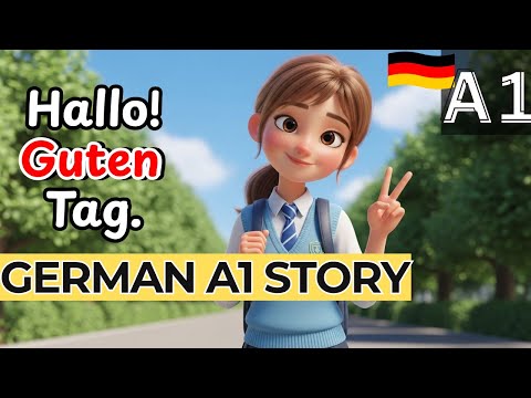 LEARN GERMAN | My Day | Easy A1 German Story! (FOR BEGINNERS)