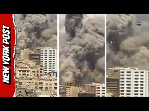 Israeli Military Releases Video Showing Airstrikes Targeting Basij Sites in Tehran