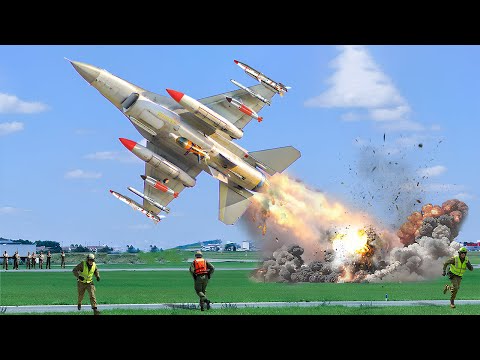 Philippines Emergency - US Female F-16 Pilot Makes Emergency Takeoff at Clark Air Base!
