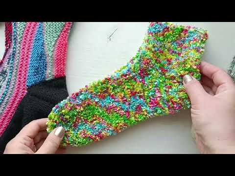 Мои работы за май. Процессы вязания.