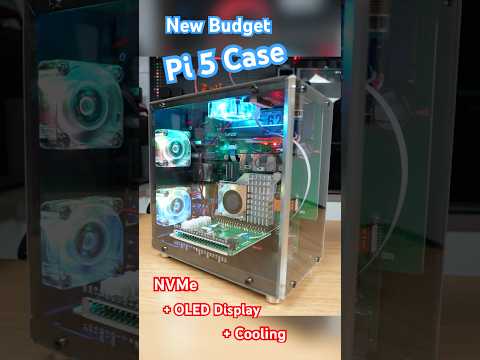 This $40 Raspberry Pi 5 Case Packs In A Lot Of Features #pi5 #techtok #minipc