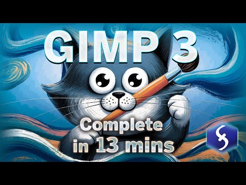 GIMP - Tutorial for Beginners in 13 MINUTES!  [ COMPLETE & UPDATED ]