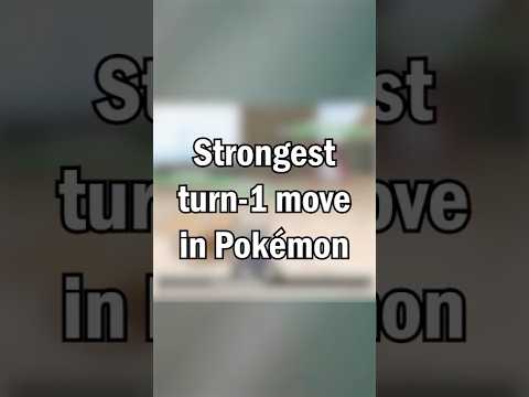An even stronger turn-1 move in Pokémon! #pokemon #shorts