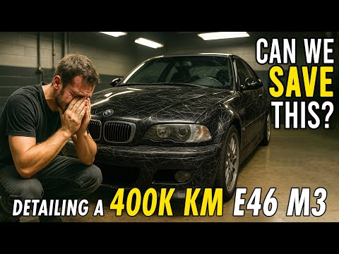 Saving a 400,000km E46 M3: Insane Paint Correction Transformation!