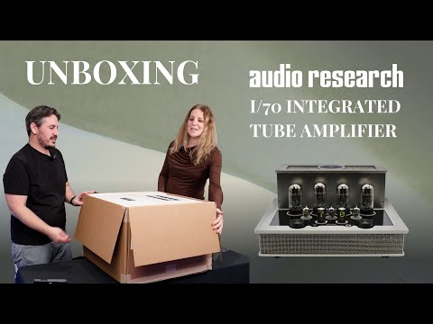 Audio Research I/70 Integrated Tube Amp Unboxing & Sound Test