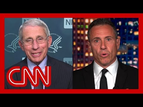 Dr. Fauci to Chris Cuomo: I don't think people realized how you were sucking it up