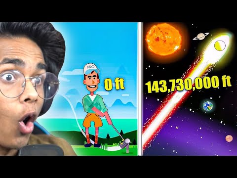 Hitting a Golf Ball AROUND PLANET EARTH!