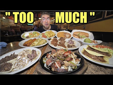 ATTEMPTING AN EIGHT PERSON MEXICAN MEAL EATING CHALLENGE! Joel Hansen