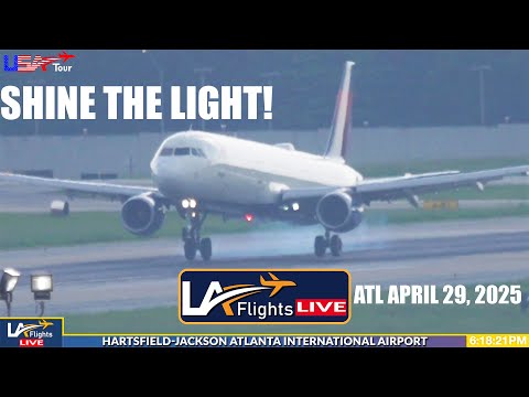 🔴LIVE ATLANTA (ATL) Hartsfield-Jackson International Airport | BUSIEST AIPORT! | April 29, 2025