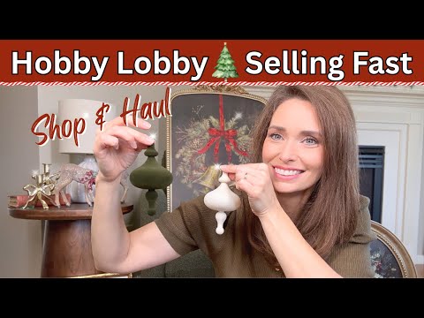 NEW Hobby Lobby Christmas 2025 | Shop & Haul | What's Selling Out Fast!