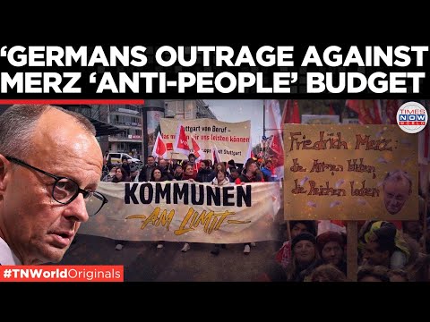 ANTI-MERZ PROTEST: Austerity Protests Sweep Germany As Citizens Demand Fair Municipal Budgets
