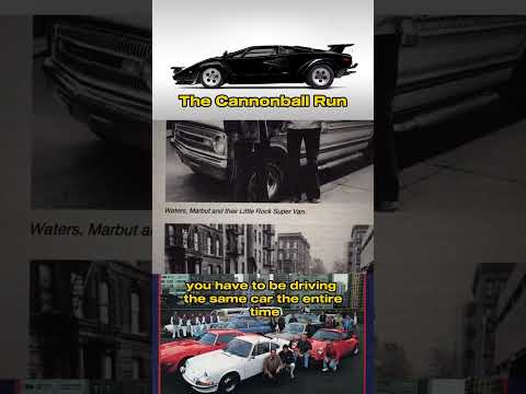 What Is The Cannonball Run? #Cannonball