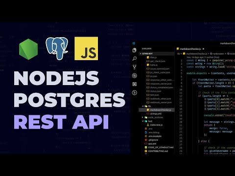 Nodejs & PostgreSQL REST API