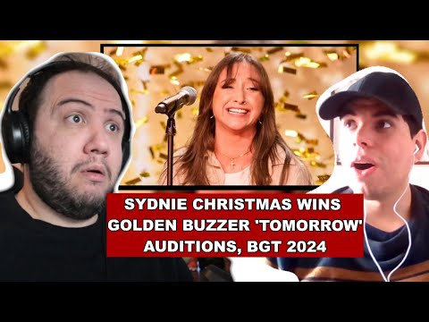 Sydnie Christmas wins GOLDEN BUZZER with 'Tomorrow' Auditions BGT 2024 | TEACHER PAUL REACTS
