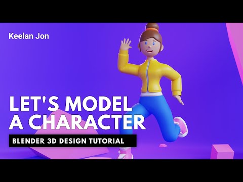 Blender Character Modeling Tutorial - Stylised Character Tutorial - Blender Tutorial