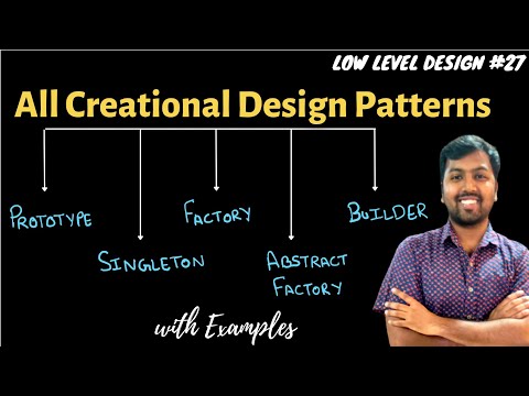 27. All Creational Design Patterns | Prototype, Singleton, Factory, AbstractFactory, Builder Pattern