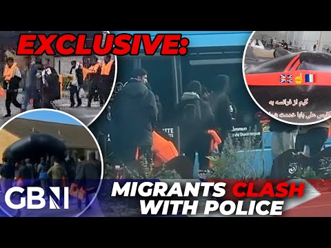 EXCLUSIVE: Migrants TERRORISING towns as mobs CLASH with police in shocking footage