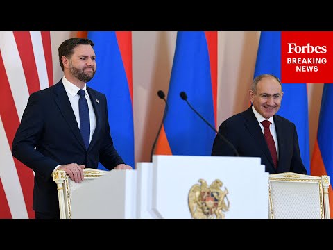 BREAKING NEWS: JD Vance & Armenia's PM Take Questions After Signing Nuclear Cooperation Deal