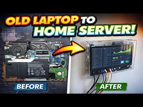 Turned Old Laptop into powerful server.