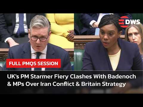 FULL PMQs SESSION: UK's PM Starmer Fiery Clashes With Badenoch & MPs Over Iran War & Strategy | AC1E