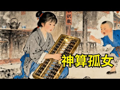 傻女被笑不識數，卻能與算盤對話，一眼算清百年糊塗賬，幫縣衙追回萬兩庫銀，被封“女算神”！#民間#故事#善有善報#神話#奇異