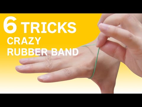 6 rubber band magic you don't know